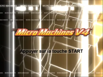 Micro Machines v4 screen shot title